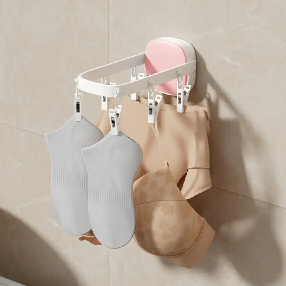 

Long-lasting Socks Drying Rack Hangable Punch-free Wardrobe Non-slip Socks Hanger Reusable Clothes Drying Rack Household Stuff