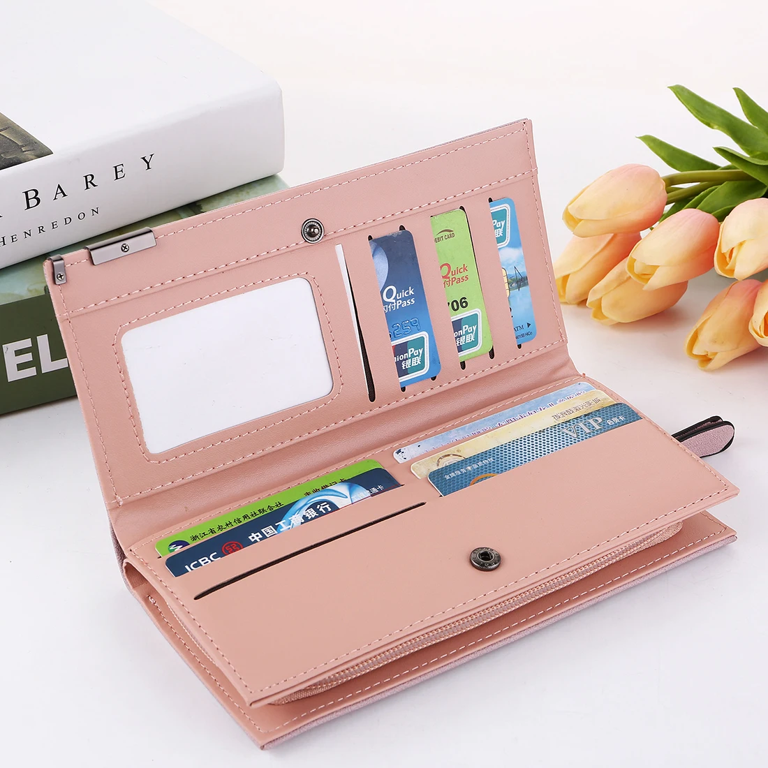 Брендовый кошелек женские кожаные кошельки высококачественный Дамский клатч на