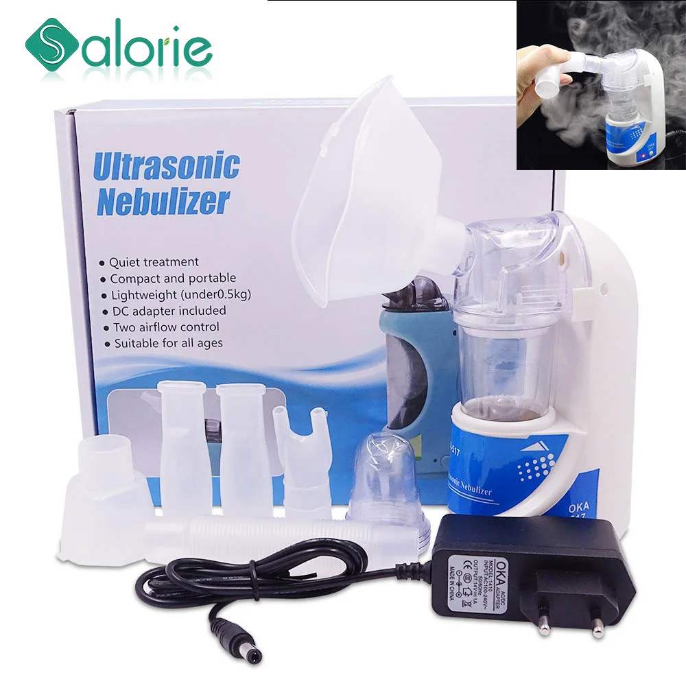 

For Adult Child Handheld Portable Nebulizer Medical Humidifier Inhaler Silent Atomization Fine Particles Asthma Nebulizador