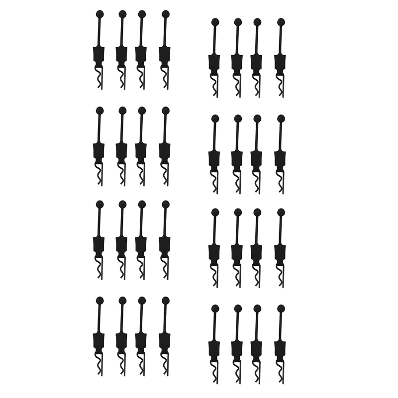 

32Pcs Rubber Car Body Clip Retainer Shell Fixed Buckle Lock For 1/10 ARRMA Senton Granite Typhon Traxxas Slash UDR,4