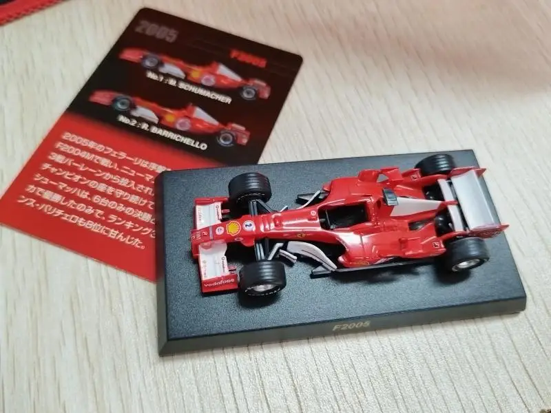 SALE KYOSHO 1:64 ferrari 248 f1 f1-87 f2005 f93 A 312 T2  Assembly car model gifts