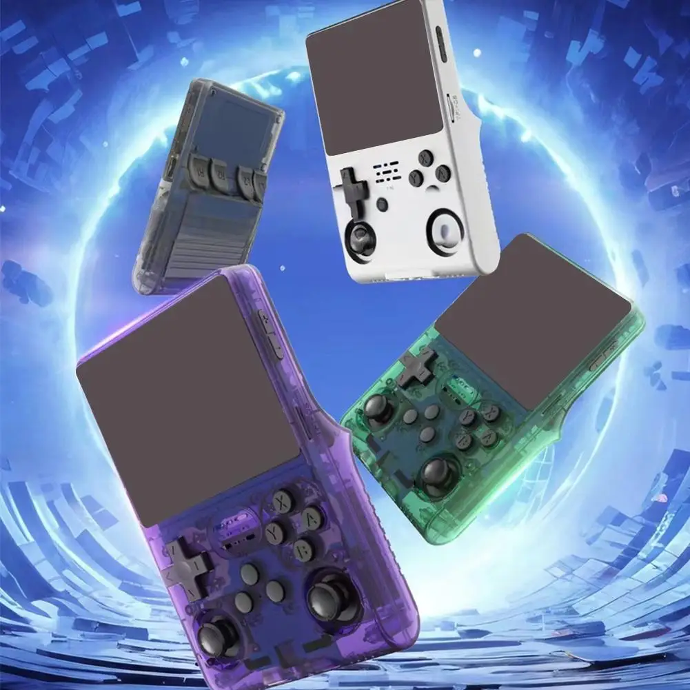 Портативная игровая консоль R40S Pro в стиле ретро HD-игры 3 5 дюйма IPS экран двойная