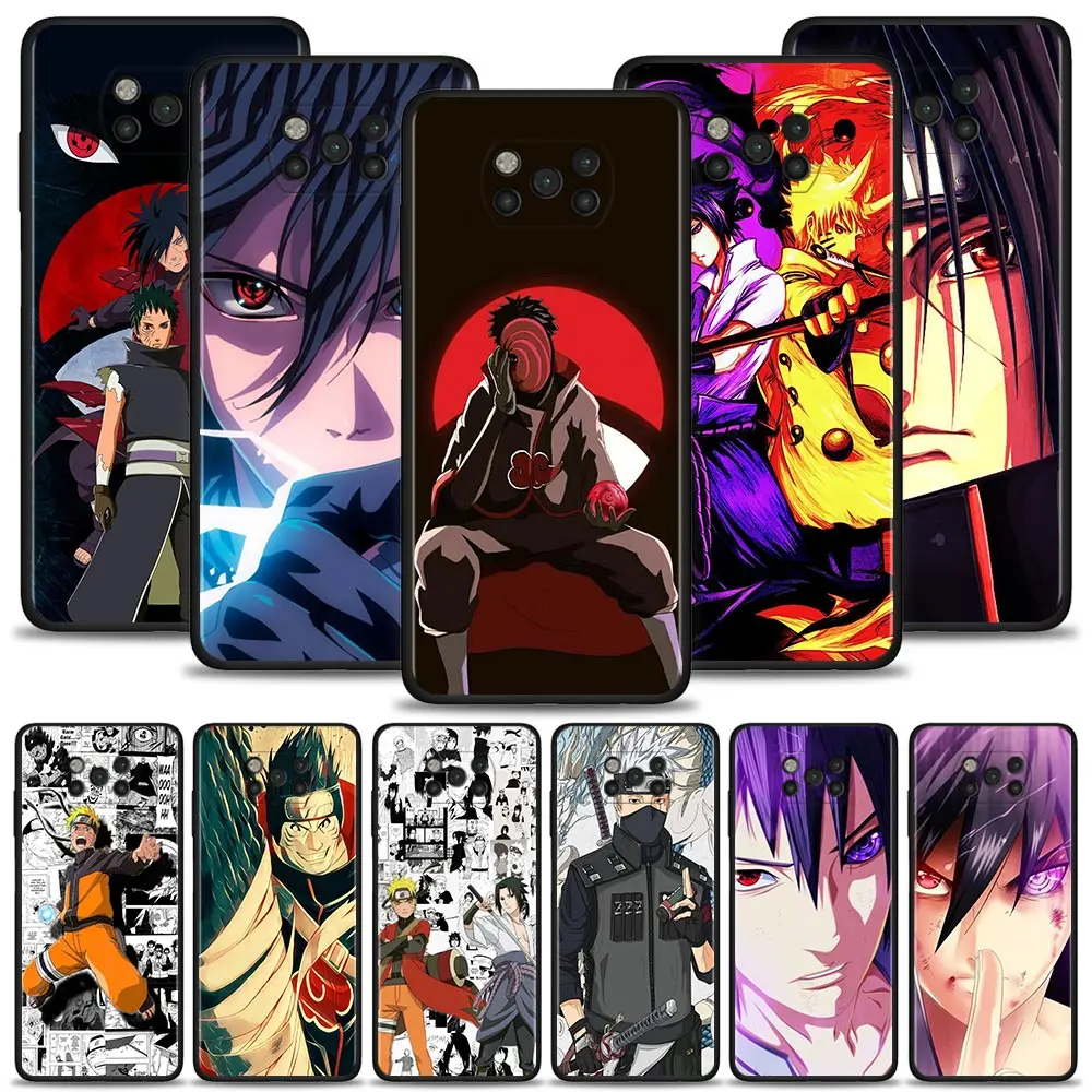 

Case For Xiaomi 11T 12 10T Pro 11 Lite 9T Note 10 Lite Poco X3 GT X4 NFC M3 M4 Pro F3 Pocophone F1 Naruto Sasuke Obito Uchiha
