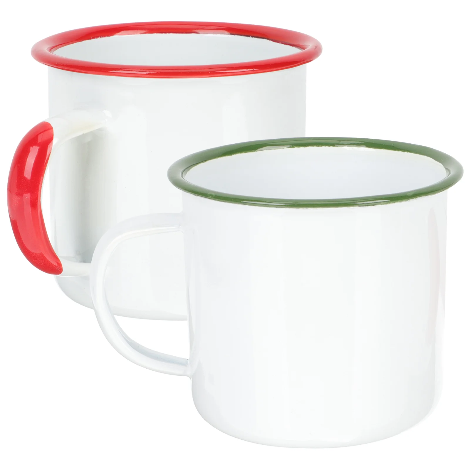 

Mugs Enamel Mug Cups Drinking Coffee Tea Cup Camping Metal Water Large Extra Smalltin Picnicshandheld Mini Decorative Campfire