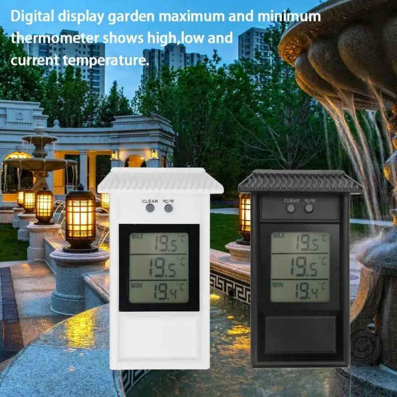 

Home garden breeding greenhouse sauna room greenhouse planting thermometer indoor and outdoor household refrigerator thermometer