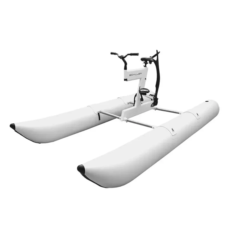 Плавающий надувной водный велосипед с морскими педалями велосипедная лодка для