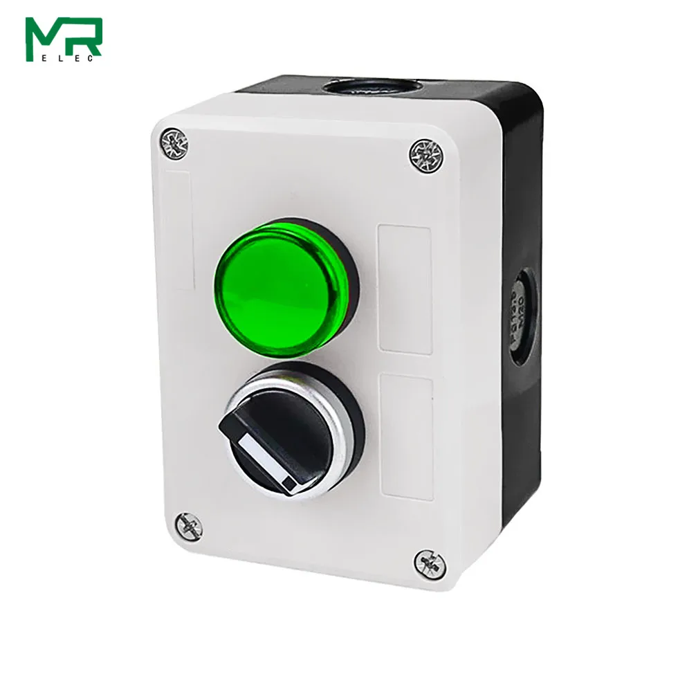 

Водонепроницаемый переключатель с двумя отверстиями, 220 В, С индикасветильник