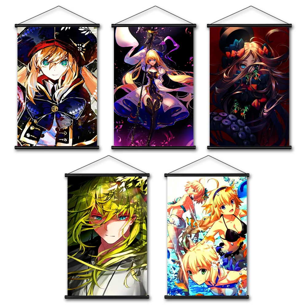 Плакаты Fate Zero Картина на холсте японское аниме Модульная картина Grand Order