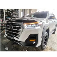ramand front bumper grille bodykit for toyota hlilux revo 2016 2021 modified to lmj