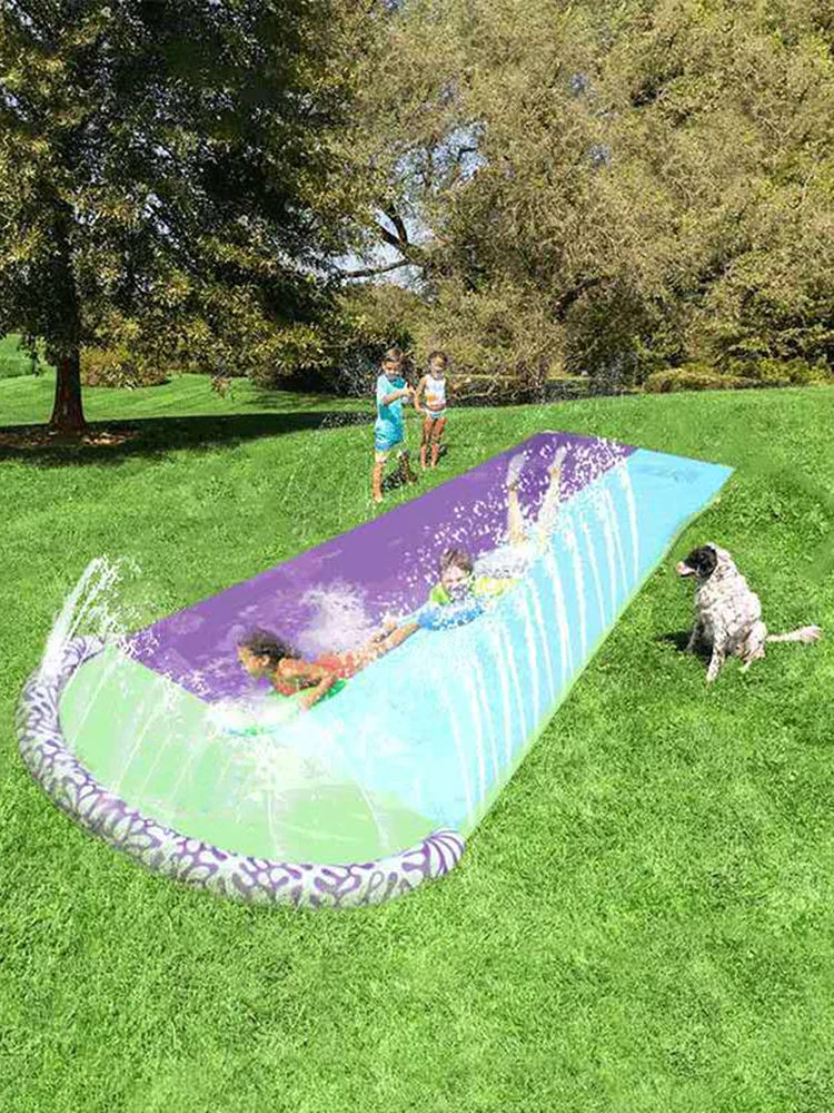 

Lawn Water Slide Double PVC Outdoor Water Toy for Kids
