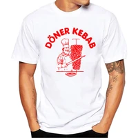 summer short sleeve t shirts doner kebab graphic funny tee shirt kebab t shirts mens premium t shirt white tops clothes
