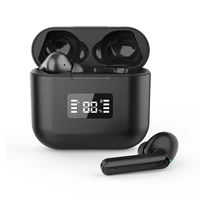 factory new product true wireless led display mobile phone universal touch control in ear earphones