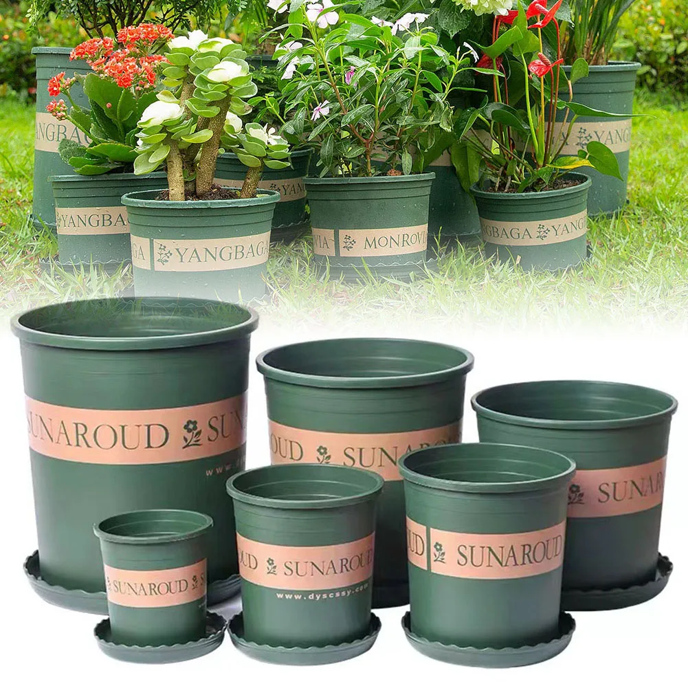 Maceta para cultivo de plantas de 0,5-5 galones, maceta para cultivo de jardinería en el hogar, maceta para Control de raíces de vivero con bandeja