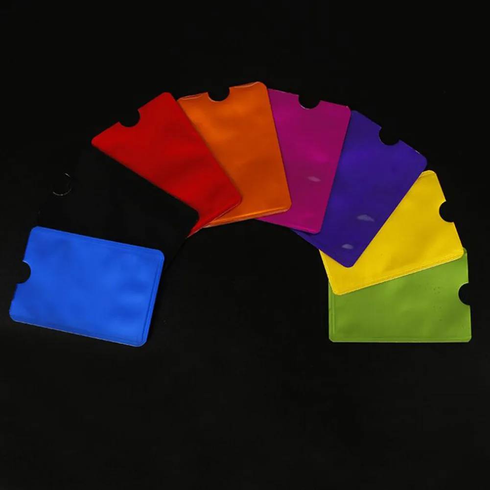 Anti-demagnetization For RFID Credit Card Protector Blocking Cardholder Sleeve Skin Case Covers Protection Bank Card Case