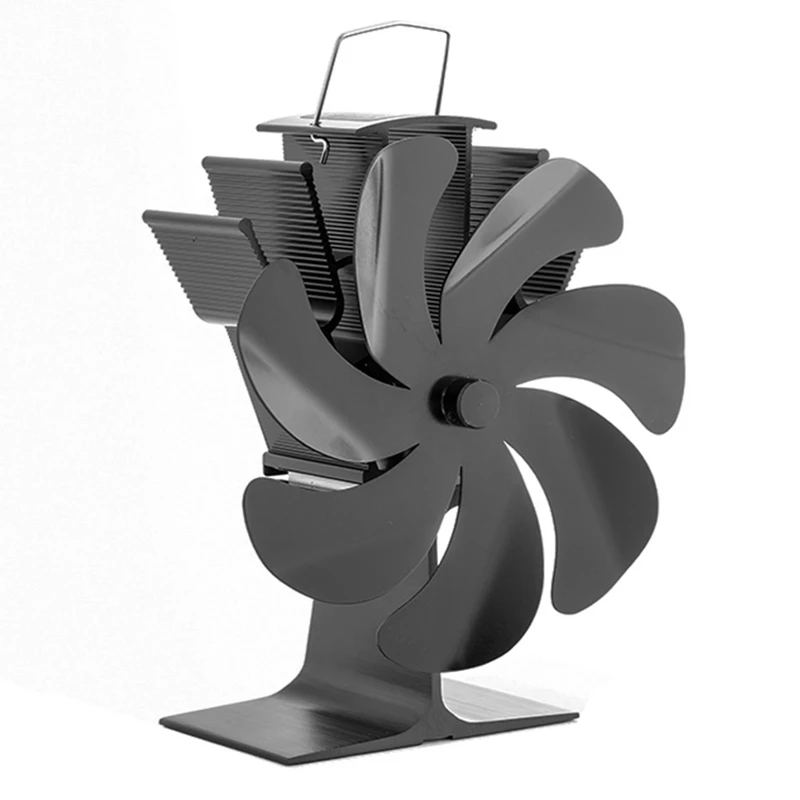 

Fireplace Fan Stove Fan With 7 Blades Heat Powered Stove Fan Log Wood Burner Eco Friendly Quiet Fan Heat Distribution