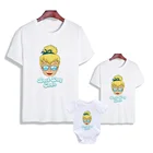 Kawaii Tinker Bell семейный образ футболка Дети футболка Летняя взрослая унисекс футболка белый круглый вырез Детские боди