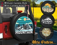 mountain spare tire cover fathers day gift spare tire cover adventure design tire cover gift for him birthday gift jeep gi