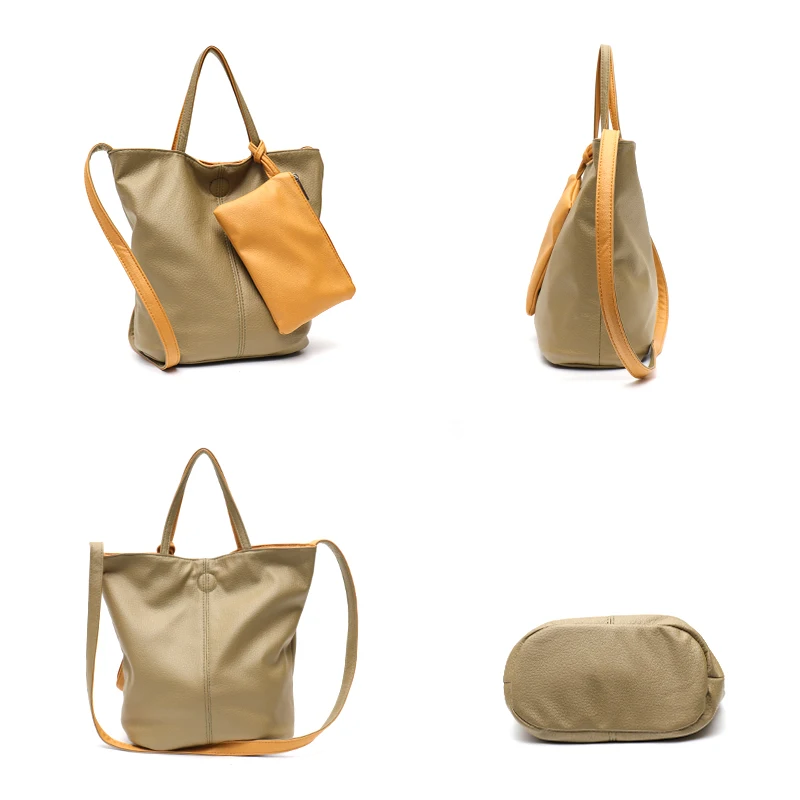 CEZIRA мягкая искусственная кожа для веганов с верхней ручкой сумки на плечо