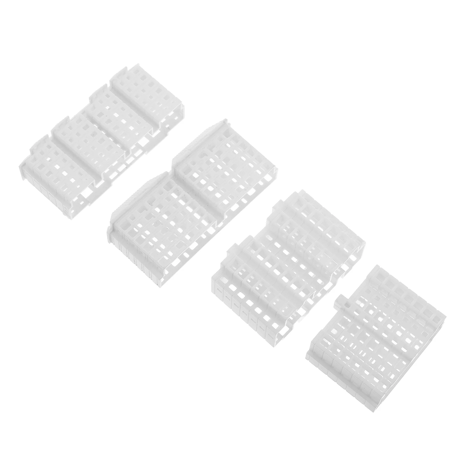 4 шт. миниатюрная архитектурная модель пластиковые строительные декоры блоки