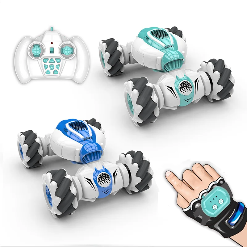 

S-012 RC Stunt Car Remote Control Watch Gesture Sensor Electric Toy Drift Car 2.4GHz 4WD Rotation S012 Kids Christmas Gifts