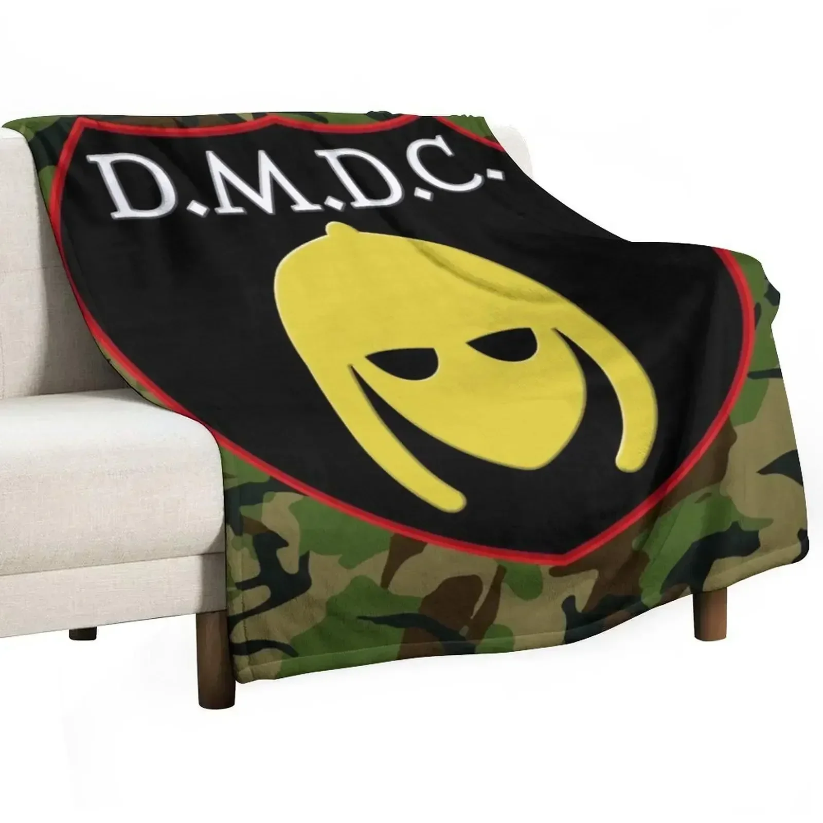 Фото Логотип Detectorists - Плед DMDC в ретро-стиле, забавный подарок, декоративное покрывало для дивана, тонкие пледы для дивана-кровати. №1