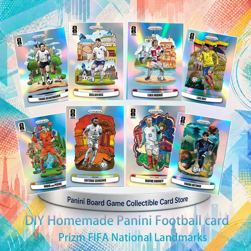 Фото Коллекционные футбольные карточки DIY: Panini 2026 FIFA, Криштиану Роналду, Месси, Новый год, Пасха, Халанд №3