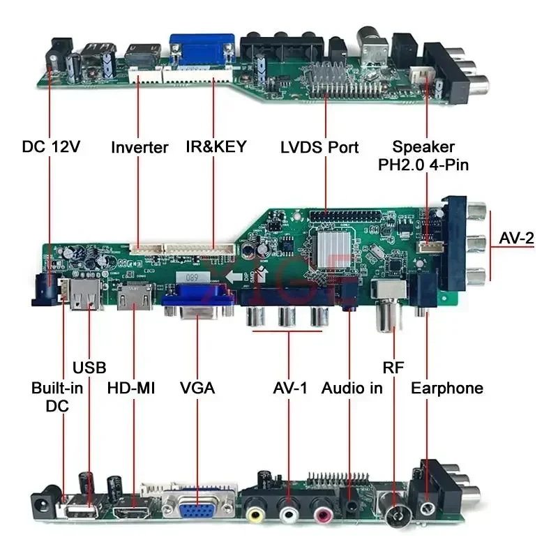 Комплект для самостоятельной сборки LT133EE09100 LT133EE10000 13 3 &quot1366x768 LVDS 40 Pin USB/DHMI/VGA/AV