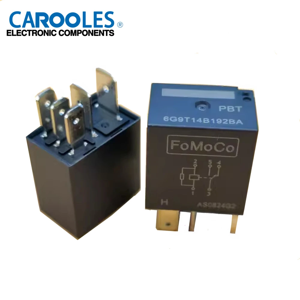 Оригинальное реле для автомобиля Ford 6G9T14B192BA 12VDC 5-контактное общего назначения Hongfa