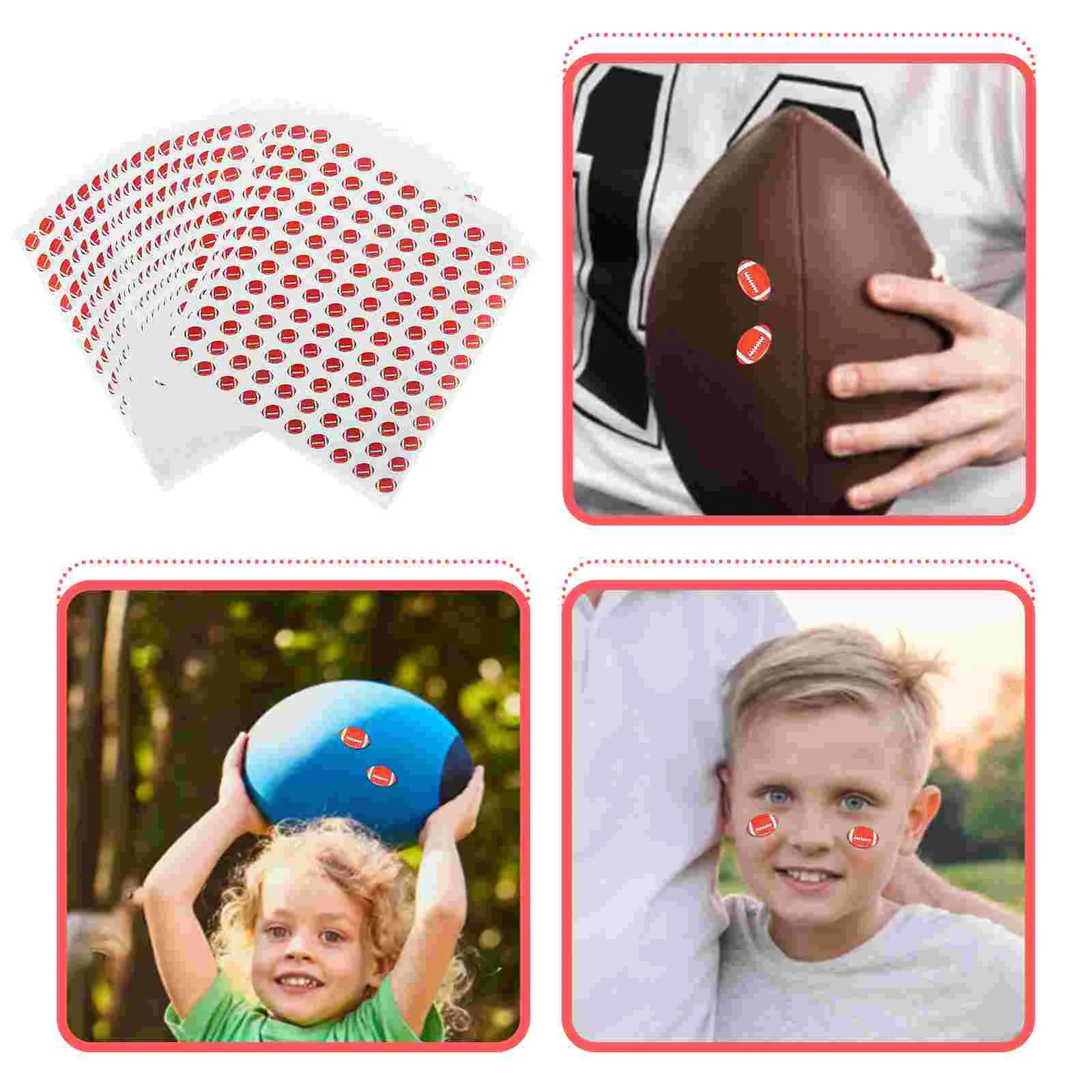 20 листов футбольных наклеек этикетки для футбола спорта украшения печать