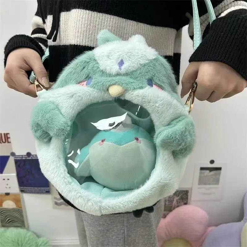 

Genshin Impact Xiao Shoulder Bag Kawaii Anime Cute Bird Plush Doll Messenger Bag Shoulder Bag Personalized Doll Plush Girls Gift