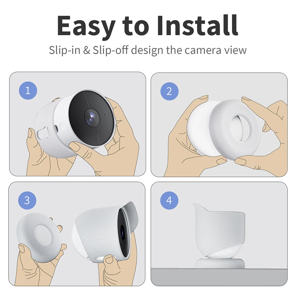 Чехол для камеры защитный чехол Google Nest Cam наружный или внутренний 2022 веб-камеры