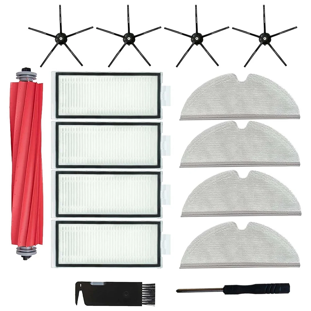 

Запасные части для робота-пылесоса Xiaomi Roborock Q7 Max, Q7 Max +, Q7 Plus, T8, основная боковая щетка, Hepa фильтр, швабра