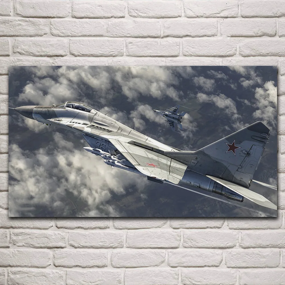 

Плакаты Mi koyan mi 29 jet fighter mi litary, тканевые постеры на стену для украшения гостиной и дома, арт KQ953
