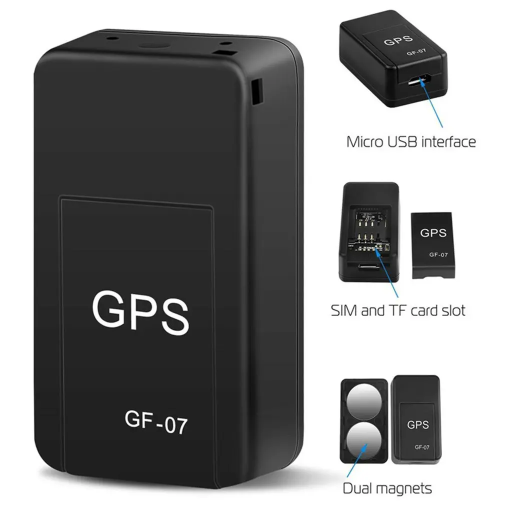 

Мини магнитный автомобильный GPS-локатор GF07, устройство отслеживания в режиме реального времени, магнитный GPS-локатор, локатор в реальном вре...