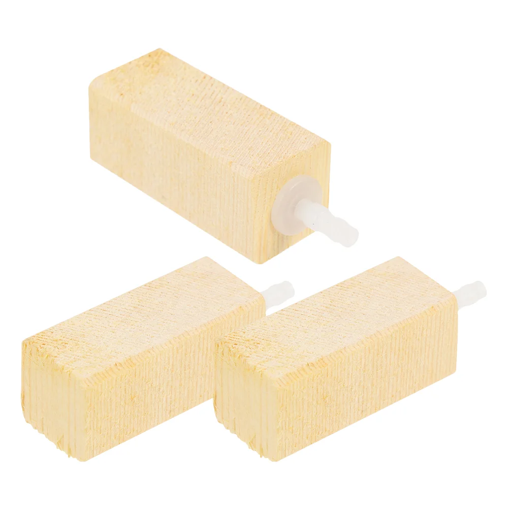 3 шт. аксессуары для воздушных насосов миски барботера рыбы резервуар деревянный