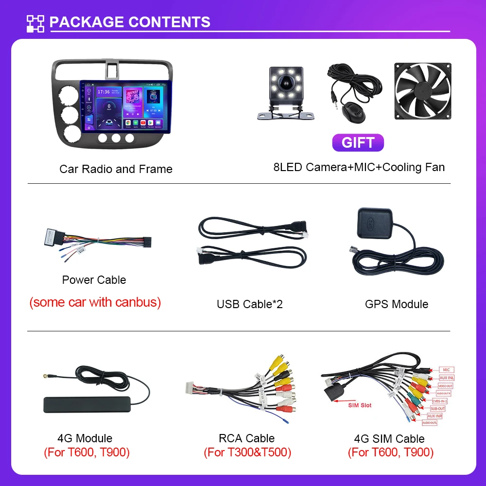 $98.80 EKIY T900 For Honda CIVIC 2000 2001 - 2006 Car Radio Multimedia Video Player Navigation GPS Stereo Auto Android BT No 2 DIN 2din