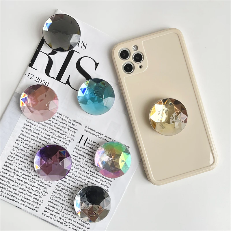 

Korea Round Foldable Grip Tok Elastic Socket Holder Finger Ring Talk Smartphone Griptok Universal Holder