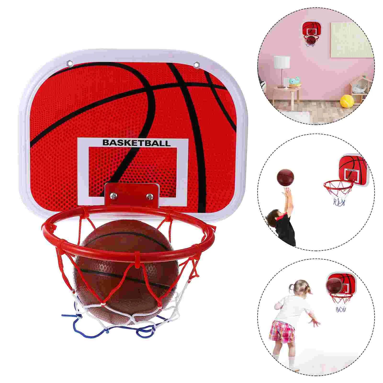 

1 Set Interesting Durable Safe Hanging Basketball Boards Basketball Hoops for Children