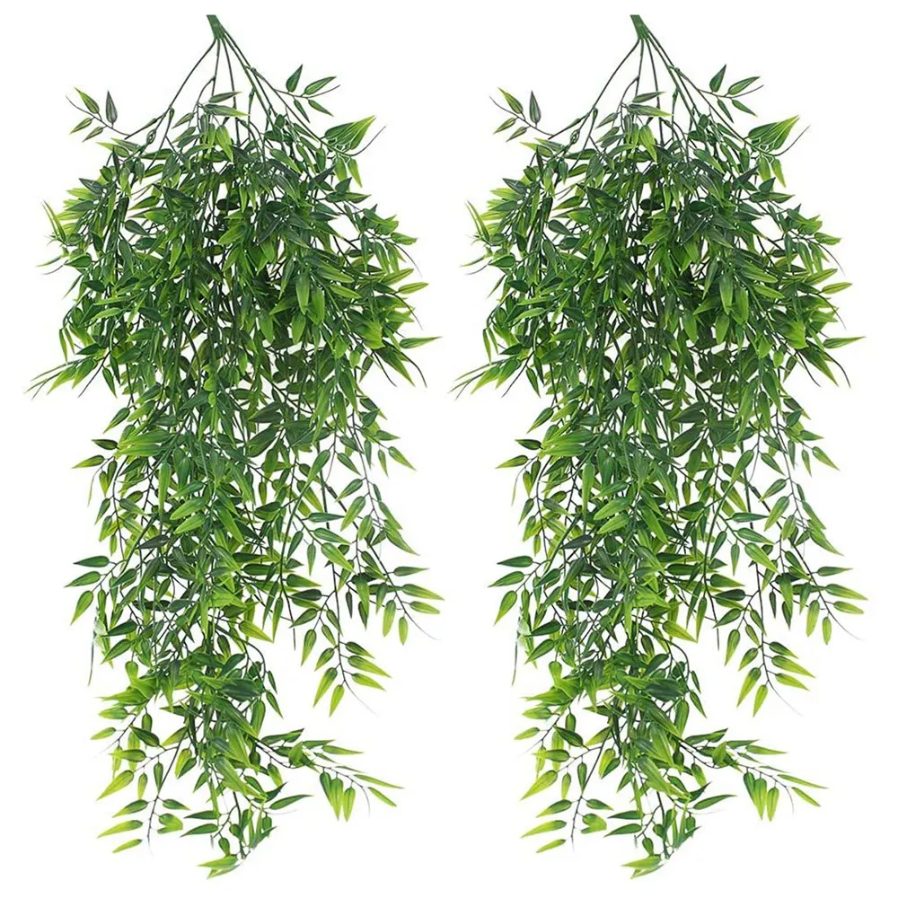 

2 упаковки, подвесные искусственные растения из бамбука