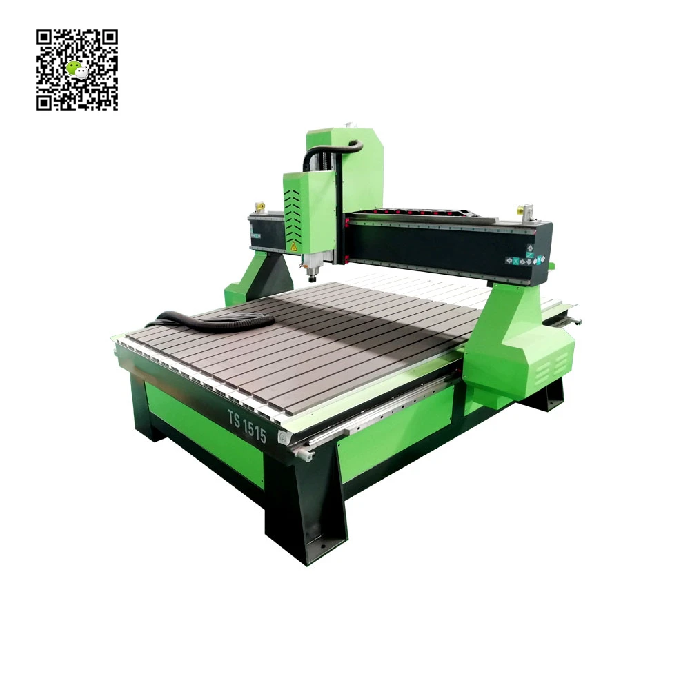1500x1500 mm T-slot table CNC router machine 1515 wood carving tools in china