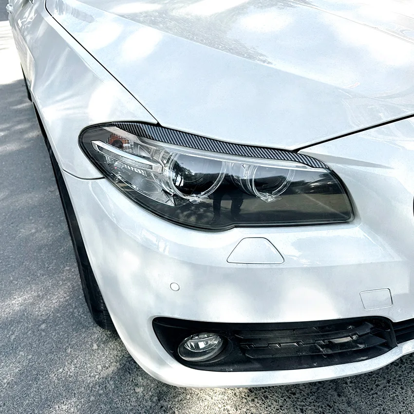 

For BMW 5 Series F10 F11 2015-2017 ABS Car Headlight Eyebrows Headlamp Eyelid Cover Trim