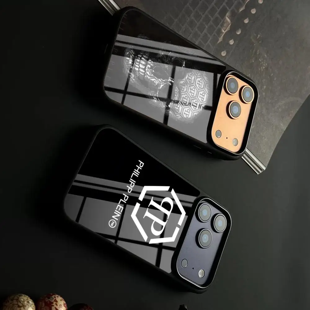 Фото Стильный чехол P_Philipp Qp P_Plein из PC+TPU для iPhone 17 Air, 16, 15, 17, 14 Pro Max, 13, 12, 11, X, XS, XR Plus, а также для Samsung S26, S24, S23, S22 №1