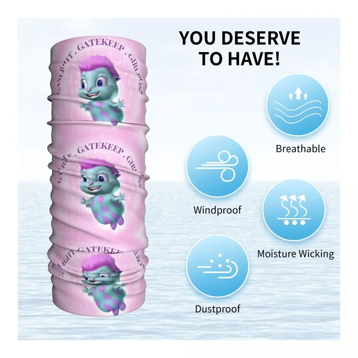 Женский зимний шарф с защитой от ветра шарф-повязка для лица