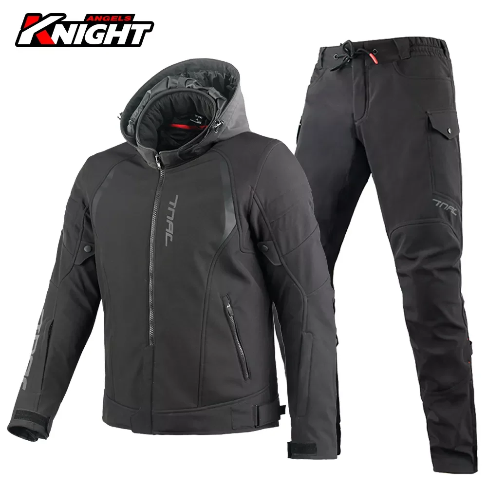 

Motocross Motorcycle Jacket Chaqueta Moto Gear Reflective Waterproof Riding Hood Moto Jacket Protective Motorcycle Jacket Armor