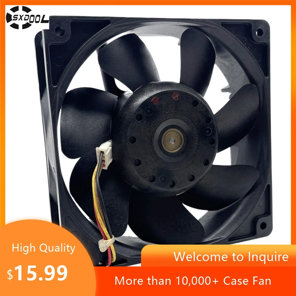 120 мм 12038 12 В 9G1212HG105 Серверный вентилятор с двумя шарикоподшипниками 120x120x38 высокий