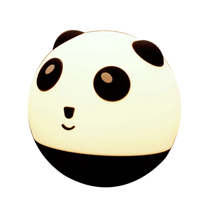 

2023 New Baby Room Night Sleeping Lamp Cartoon Panda Kids Bed Decoration Gift Night Lamp Home Decor Bedside Bedroom Table Lamp