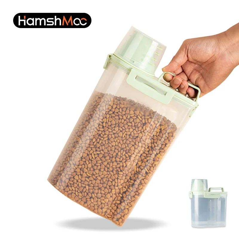 

Контейнер HamshMoc для хранения пищи для домашних животных, вместительный водонепроницаемый высокогерметичный мешок для хранения еды для соба...