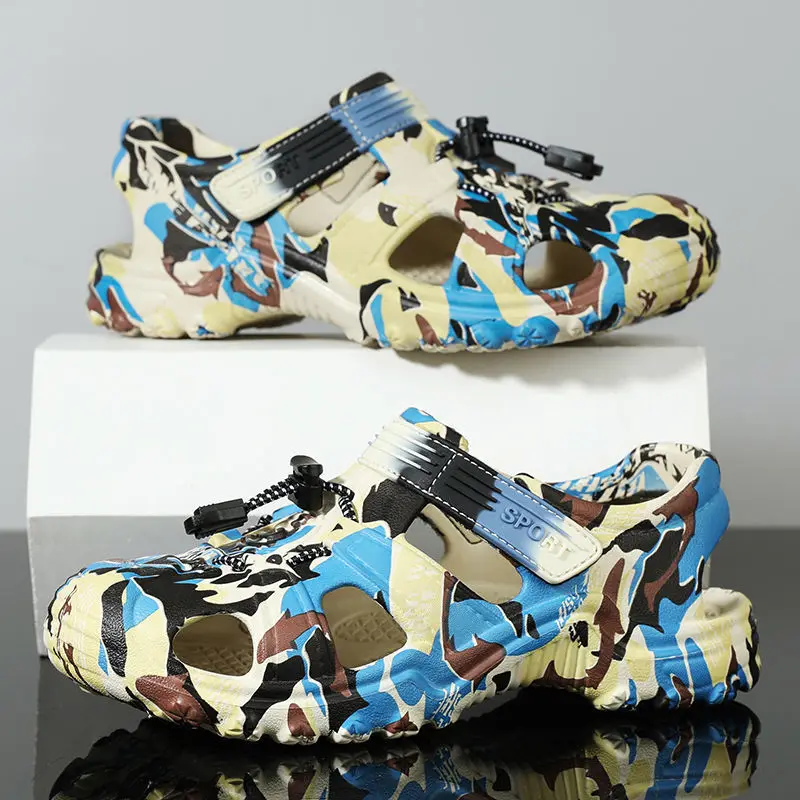 

Oraqwlj New 2022 Summer Sandals Fashion Boys Water Shoes Children 7-12 Years Kids Beach Slippers Casual Children Clogs for Boys
