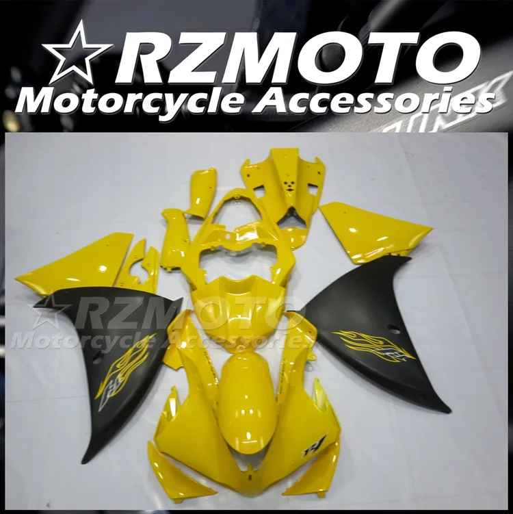 

Новый комплект обтекателей для мотоцикла ABS, подходит для YAMAHA YZF- R1 2009 2010 2011 обтекатель 09 10 11, комплект обтекателей желтого и черного цвета