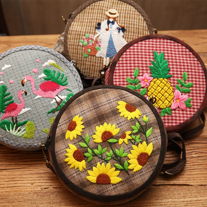 

Сумка для вышивки хризантемами «сделай сам», сумка Omamori для благословения и мира, защитный талисман